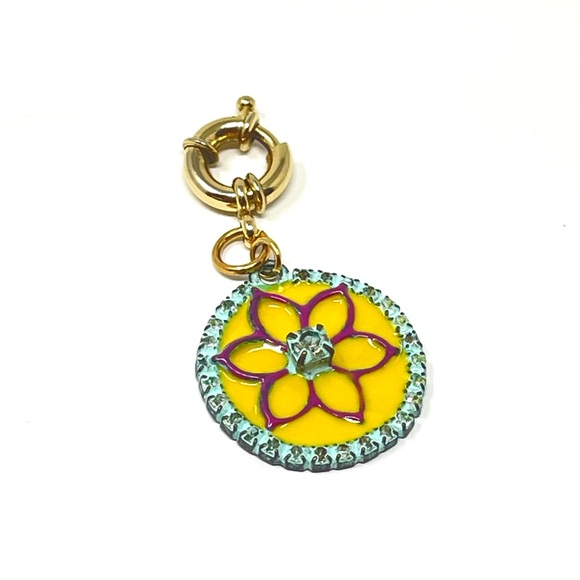 New Anthropologie x Tova Flower Charm Gold